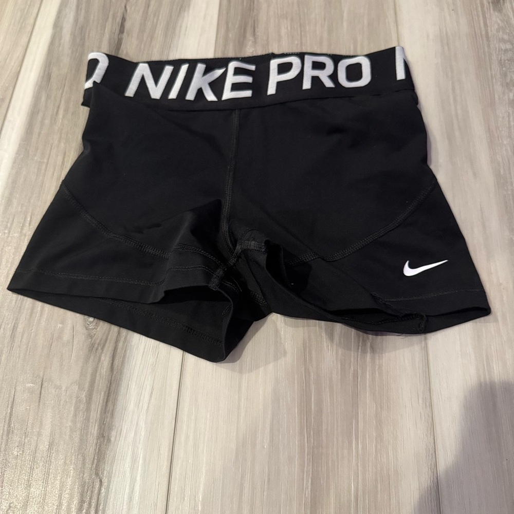 Nike Black Athletic Shorts with Compression Fit